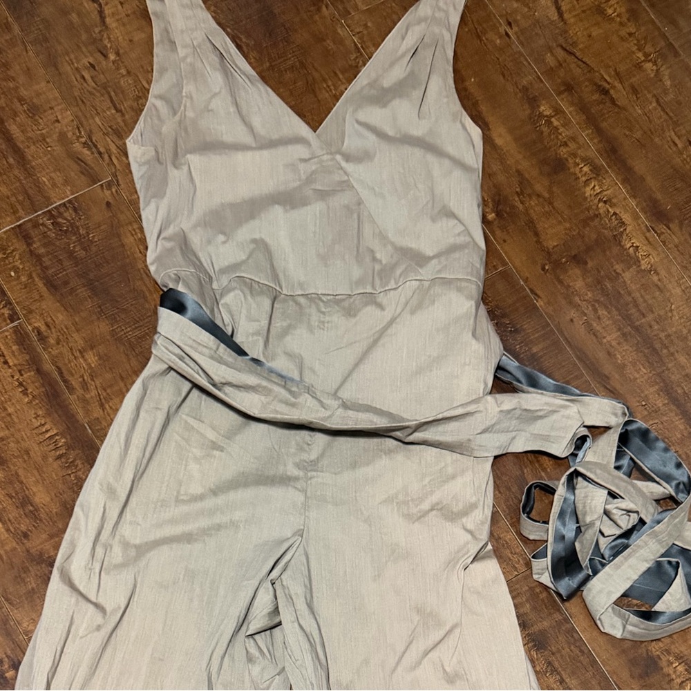 Allice and Olivia Taupe Jumpsuit